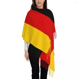 Sjaals Dames Kwastje Sjaal Duitsland Duitse Vlag Lange Winter Warme Sjaal En Wrap Patriottische Geschenken Pashmina