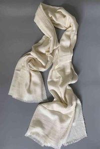 Foulards en laine à motif de boucle, écharpe d'embryon blanc, cravate de teinture végétale, batik bleu applicable9885444