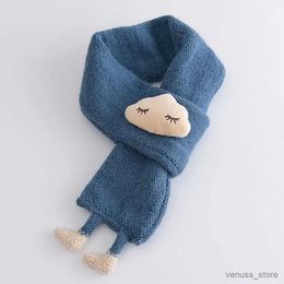 Bufandas envolturas tejido de bufanda para bebés shl nubes de dibujos animados envolturas cuello guardias bufandas gruesas calientes calientes de niños otoño invierno