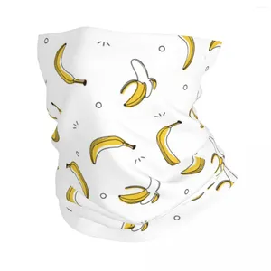 Écharbes couverture de cou bandana de banane jaune