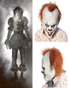 Scary Halloween pennywise máscara disfraz Stephen King IT 2 Scary Clown Mask Men039s Cosplay Prop Niños Juguete Truco o trato regalo6506370