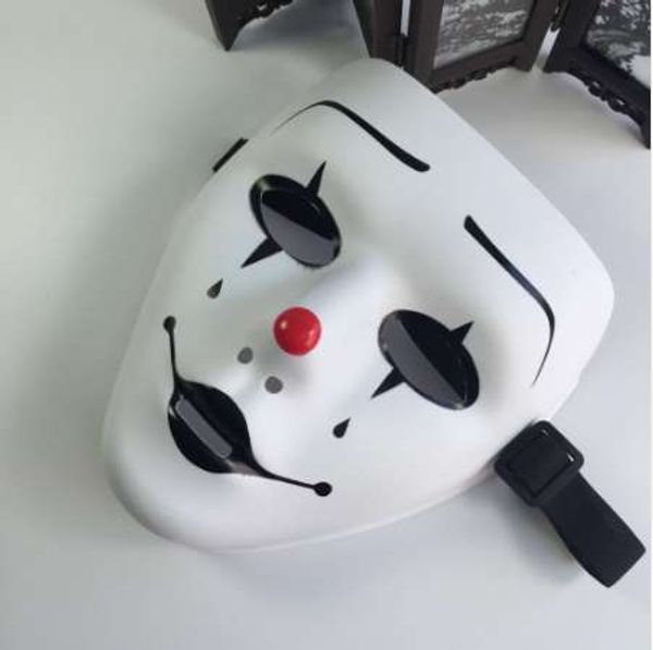 Masque effrayant couverture complète Halloween mascarade masque de fête couleur blanche HipHop Cosplay délicat Jabbawockeez plastique PVC masque