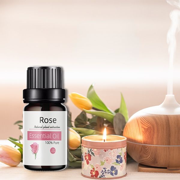 Bougie parfumé à huile essentielle arbre à thé rose lavande encens de santal massage de parfum essentiel à l'huile de parfum pour la fabrication de bougies