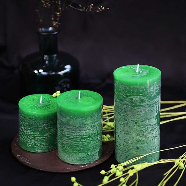 Vela perfumada, vela de aromaterapia con plantas, jazmín, té verde, manzanilla, vela decorativa aromática para el hogar, 1 Uds., Color aleatorio Z0418