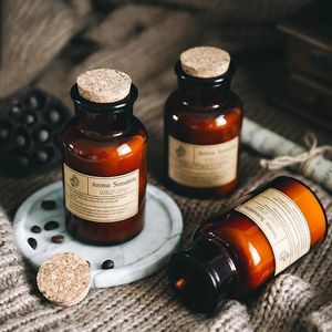 Bougies parfumées en cire de soja, 4 parfums, cadeau d'aromathérapie, bougie sans fumée