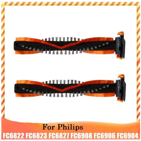 Schaar 2 Piezas de Cepillo Rodillo para Philips Speedpro Max Fc6822 Fc6823 Fc6827 Fc6908 Fc6906 Fc6904 Piezas de Repuesto de aspiradora