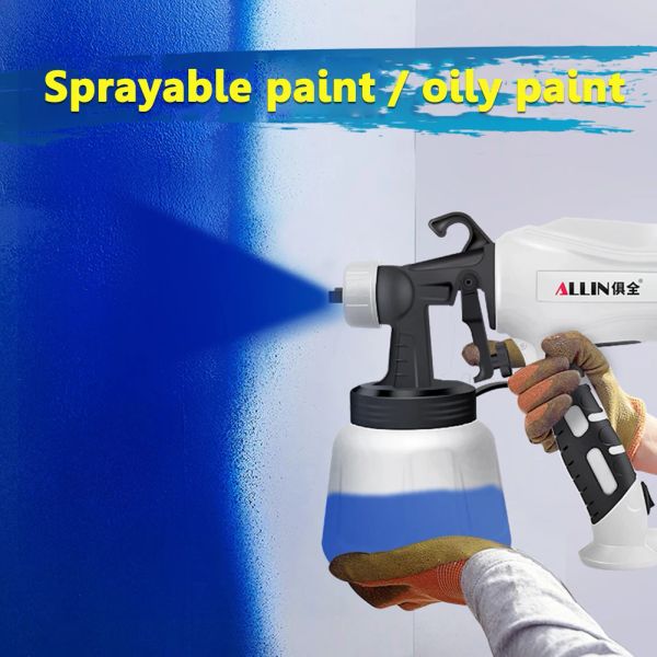 Schaar 650w 900ml pistolet à peinture électrique portatif 220v buses réglables ménage mur aérographe outils de peinture pulvérisation Hine