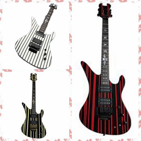 Synyster Gates Custom-S Corps de guitare électrique Pinstripe Style Matériel importé