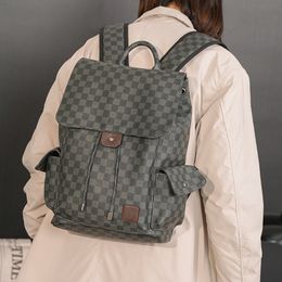 School Backpacks Classic Fashion Bag grote capaciteit Vintage lederen vrouwelijke mannen vrouwen reizende rugzak voor tienermeisjes jongens mochila handtassen