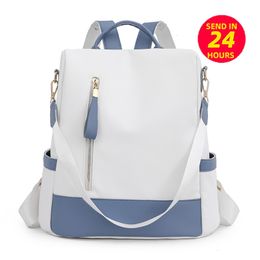 Schooltas rugzak casual schoudertas mode mooie nylon stof vrouwelijke daypack stijlvolle elegante meisjes mochila 230821