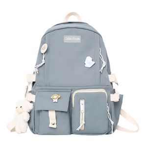 Schooltas rugzak Koreaanse stijl tienermeisjes hoge rugzakken rugzakken rugzak nylon student schouderschooltas 2023 jongens mochila 230818