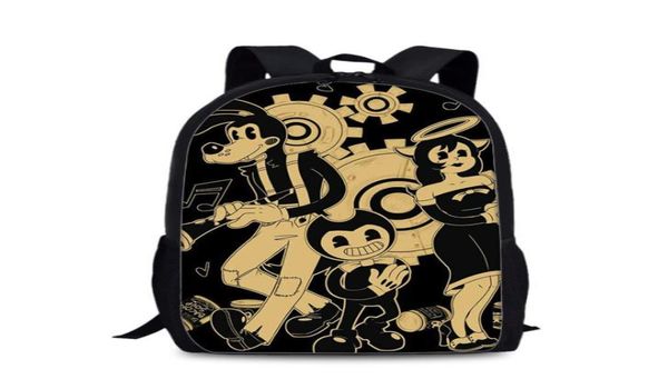 Sac à école pour enfants Boy Girls Backpack Bendy and the Ink Machine Femelle Schoolbag School fournit Satchel Casual Book Bag6651455