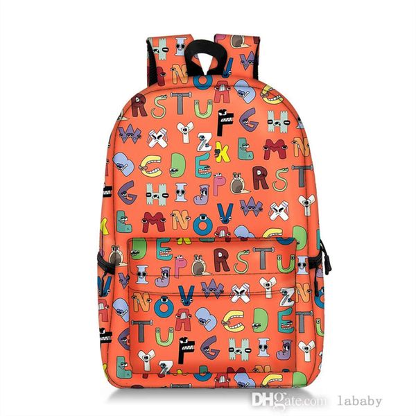 Mochila escolar con estampado de dibujos animados, mochilas para estudiantes de secundaria, mochila de poliéster de gran capacidad, bolsas para ordenador