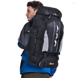 Schultaschen 100L Bergsteigen Wasserdichter Rucksack Männer Sport Große Kapazität Camping Rucksäcke Mann Outdoor Klettern Reisetasche Für