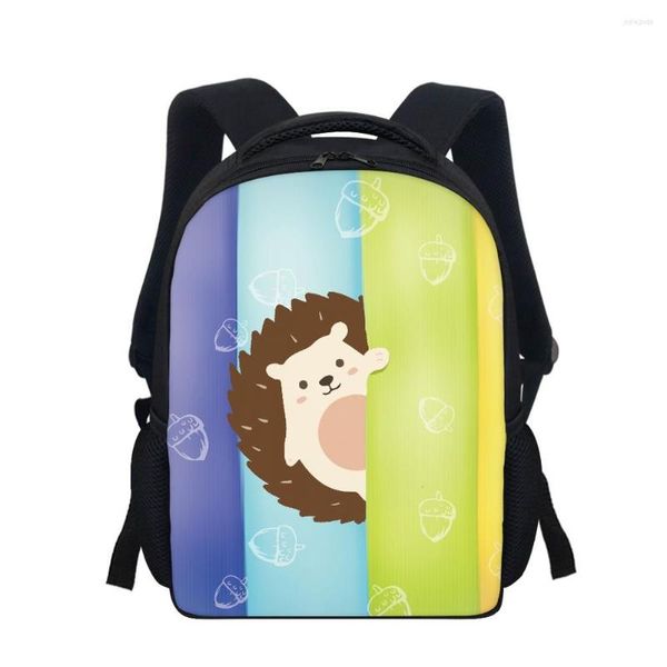 Bolsas escolares de 12 pulgadas de libros de libros de jardín de infantes casuales