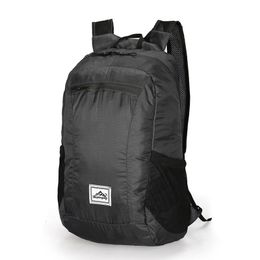 Bolsas escolares 1 unids ligero portátil viaje senderismo mochila plegable ultraligero paquete al aire libre bolsa plegable impermeable para mujeres hombres 230823