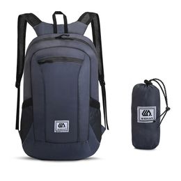 Bolsas escolares 1 por ciento mochila impermeable mochila plegable paquete al aire libre para mujeres senderismo portátil de viaje portátil plegable 230817