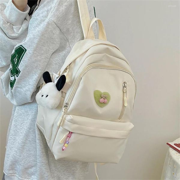 Sacs d'école 2023 Sac à dos d'étudiant coréen pour les adolescentes mignonnes Brand Brand Brand Bag Nylon Rucksack Sac