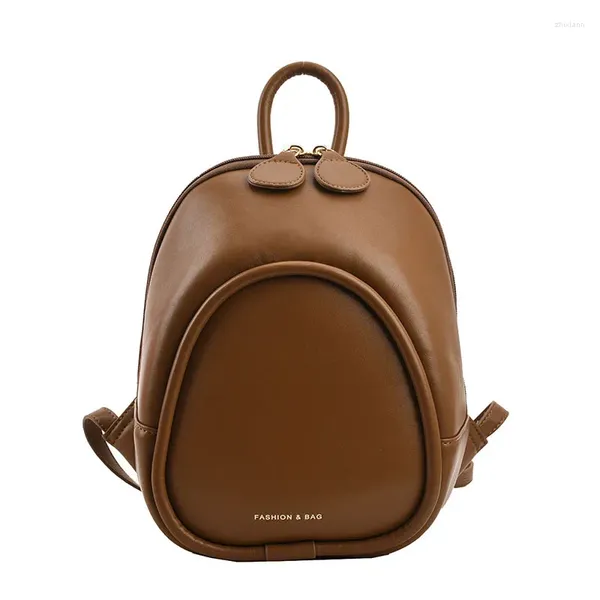 Sacs d'école 2024 Designer Mode Sac à dos Femmes Cuir Mini Soft Touch Multi-Fonction Petite Femme Dames Sac à bandoulière Fille Bourse