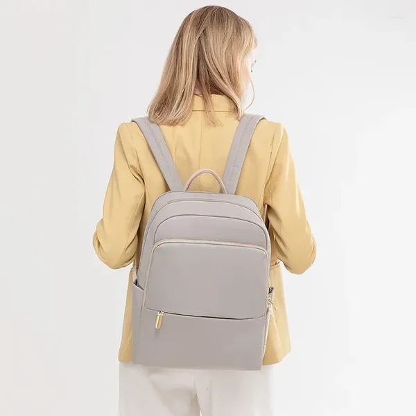 Mochilas escolares 2024, mochila de tela Oxford para mujeres de negocios, bolso coreano informal para viajes al aire libre, bolso para ordenador portátil para mujeres de gran capacidad para estudiantes