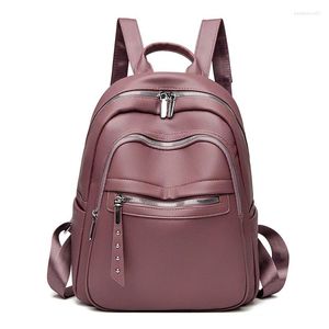 Bolsas escolares 2024 Mochila retro más vendida para viajes diarios Bolsa de mujer Turismo de moda simple y de alta gama