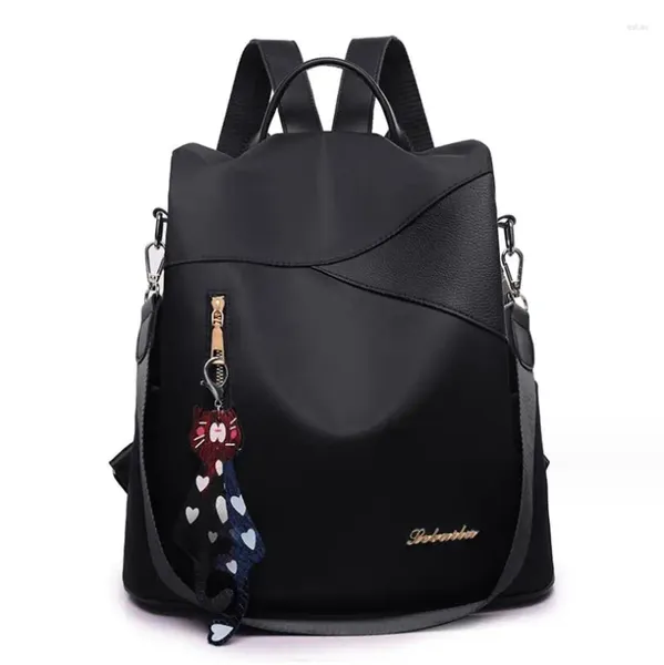 Sacs d'école 2024 Femme Oxford Sac à dos Étudiant occasionnel sac à école portable Sac Femme de voyage Backpacks Fashion Sac à main