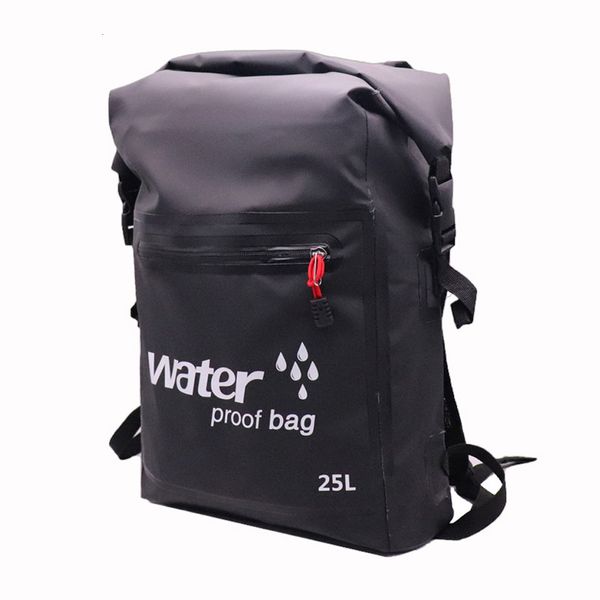 Bolsas escolares 25L Bolsa seca impermeable Mochila Mochila Paquete de almacenamiento Saco Natación Rafting Kayaking Río Trekking Flotante Vela 230823