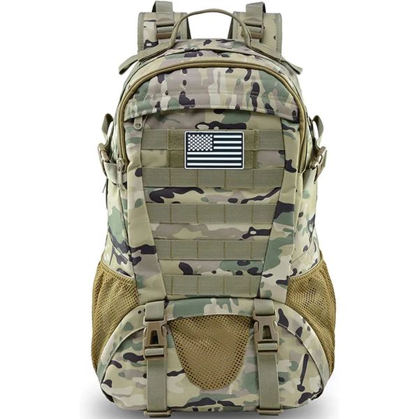 Sacs d'école 35L tactique militaire sac à dos armée Molle assaut sac à dos voyage en plein air randonnée sacs à dos Camping chasse escalade décontracté 231128