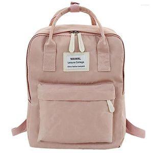 Sacs d'école 40 # sacs à dos en velours côtelé pour femmes 2023 mode hiver Style décontracté dames couleur unie sac à dos femme adolescente filles sac à dos