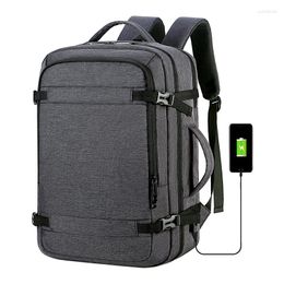 Sacs d'école AIWITHPM multifonction étanche hommes sac à dos affaires 16 pouces sac Usb ordinateur portable spacieux voyage cartable