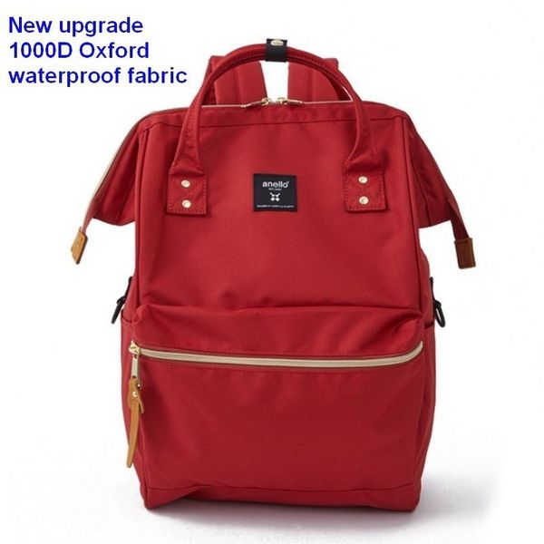 Sacs d'école anello upgrade Sac à dos femme 1000D Oxford étanche grande capacité sac momie femme 156 pouces antivol ordinateur portable sac à dos 230807