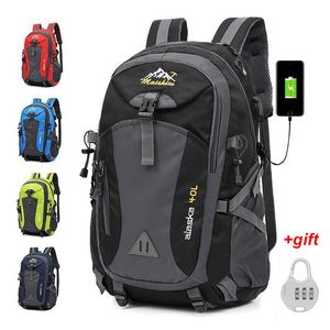 School Bags Anti-theft Mountaineering Waterproof Backpack Men Riding Sport Bags Outdoor Camping Travel Backpacks Climbing Hiking Bag For Men 230714