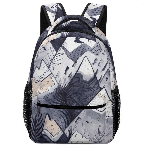 Sacs d'école Art Mountains Backpacks Girls 6 To 9 Years For Kids Teen Bag