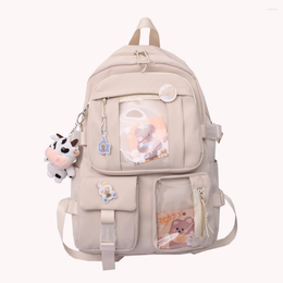 Sacs d'école Sac à dos Sac à dos décontracté Voyage Esthétique mignonne avec sangles ergonomiques Adolescents Ours Livre pour garçons filles