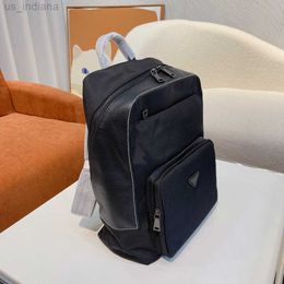 Sacs d'école sac à dos sacs de créateurs hommes sacs à dos cartables mode all-match noir Cartable multifonction grande capacité Z230802