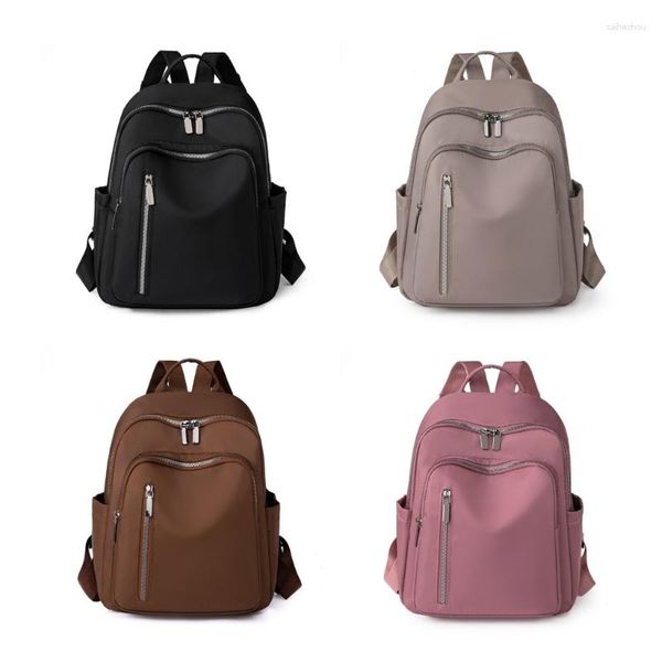 Mochilas escolares Mochila Moda Nylon Libro Mochilas femeninas para adolescentes Mochila de viaje universitaria Mochila informal para estudiantes