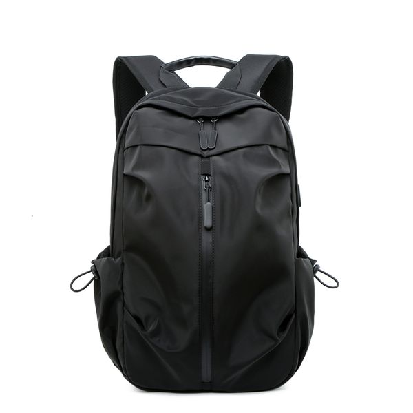 Sacs d'école Sac à dos pour nylon noir imperméable à l'eau en plein air week-end sac de voyage adolescents sac de poitrine de sport sac à dos pour jeunes hommes bleu 230823