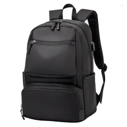 Zaino per borse da scuola per uomo Borsa per laptop da lavoro impermeabile con copertina rigida da viaggio sportiva di grande capacità