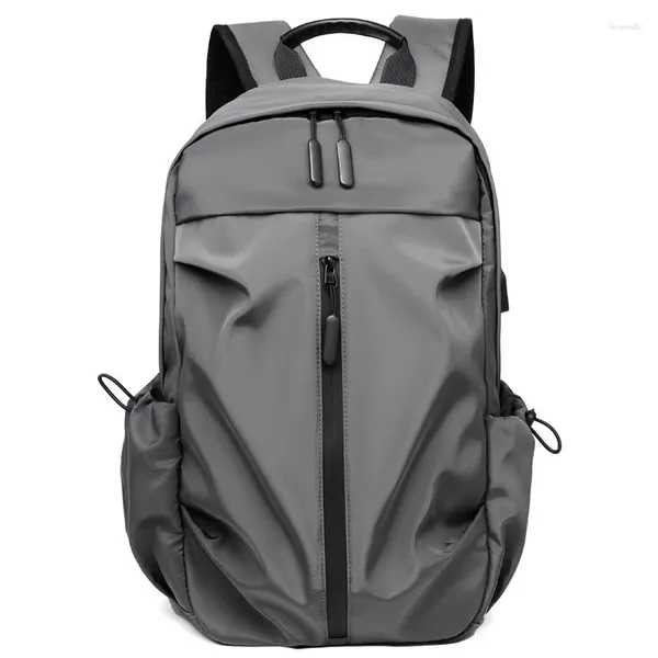 Sacs d'école sac à dos hommes 2024 affaires loisirs ordinateur sac USB charge voyage étudiants commerce extérieur