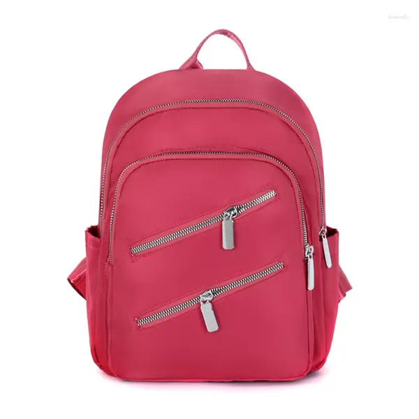 Sacs d'école sac à dos sacs à dos de voyage cartable pour femmes hommes petits étudiants durables résistant à l'eau rose