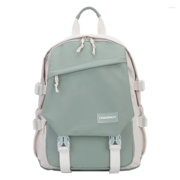 Mochilas Escolares Mochila Chicas Jóvenes Niños Moda Poliéster Mochila De Secundaria Simple Estudiante Ligera Marca De Tendencia Mochilas Versátiles