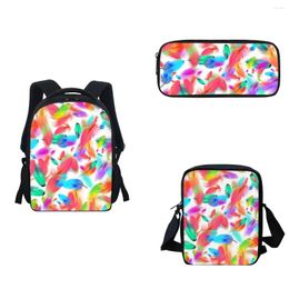 Schooltassen Set voor meisjes 8 jaar Hoogwaardige voorraden Kinderen Backpack Child Book Bag Creative Crossbody Pencil Case Pen