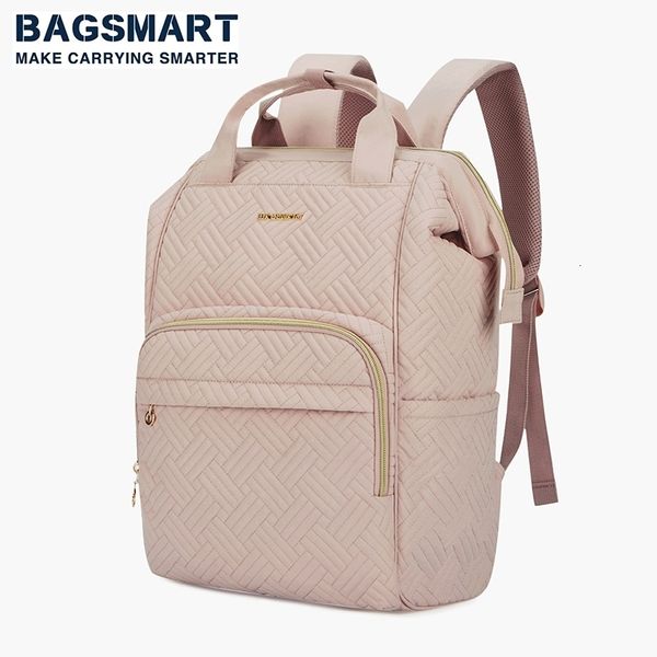 Sacs d'école BAGSMART sac à dos de voyage 14 15 6 pouces ordinateur portable sacs à dos imperméables pour femmes mignon collège cartable femme 230918