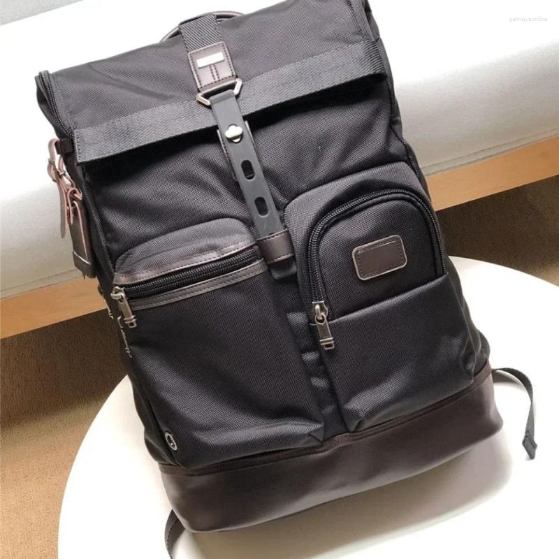 School Bags Ballistic Nylon Men's Backpack Business Leisure Computer Large Capacity Travel Bag 222388