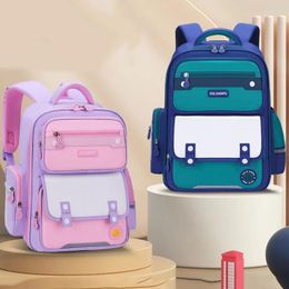 Sacs d'école Cartable primaire britannique pour filles garçons coussin arrière sac à dos étanche Grade 1-6 nuit réfléchissant sac de livre pour enfants