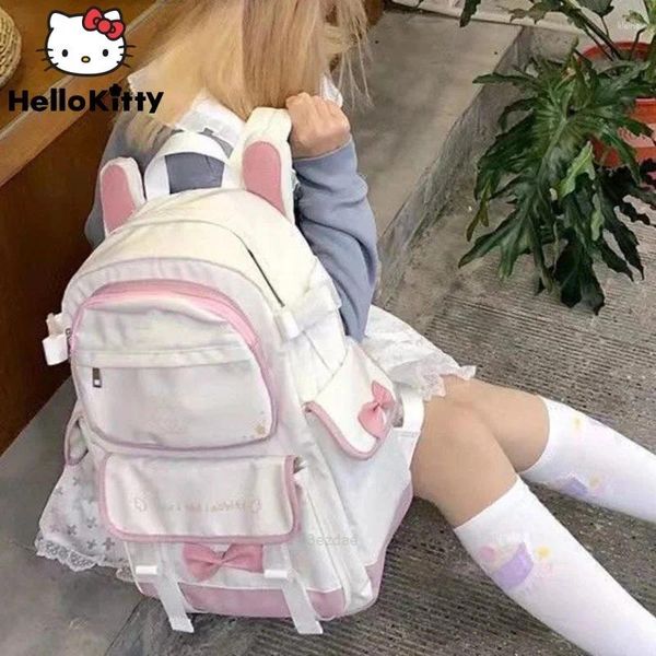 Sacs scolaires Cartoon grande capacité sac à dos y2k girl collège schoolbags femmes harajuku coréen style épaule tendance femme