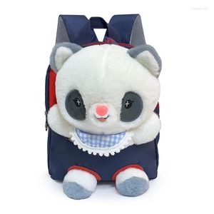 Mochilas escolares Panda de dibujos animados, mochila para niños, bonita mochila escolar para jardín de infantes, bolsa para muñecos de aperitivos para niños y niñas, venta al por mayor