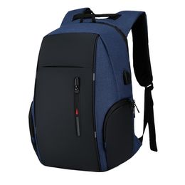 Schooltassen Ceavni Backpack Men USB LADING WATERPROVEN 15,6 inch Laptop Casual Oxford Male zakelijke tas Mochila Computer Notebook Backpacks 230403