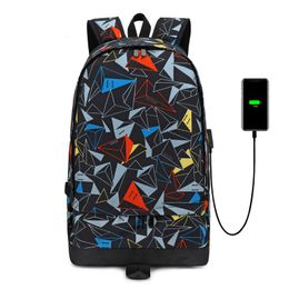 Mochilas escolares Mochila para niños para niños Bolsa de estudiante Impermeable Oxford Baloncesto Deportes con puerto de carga USB Niños