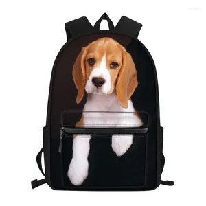 Sacs d'école Enfants Sac Beagle 3D Imprimer Enfant Sac À Dos Garçons Filles Livre Cadeau Pour Enfants Sacs À Dos Cartable Bookbag Mochila Escolar